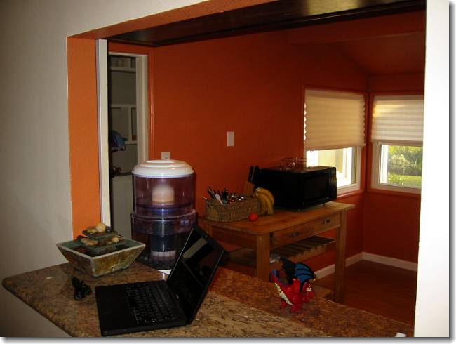 Looking in from the dining room
